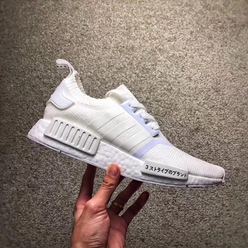 Authentic Adidas NMD R1 Primekint Triple White